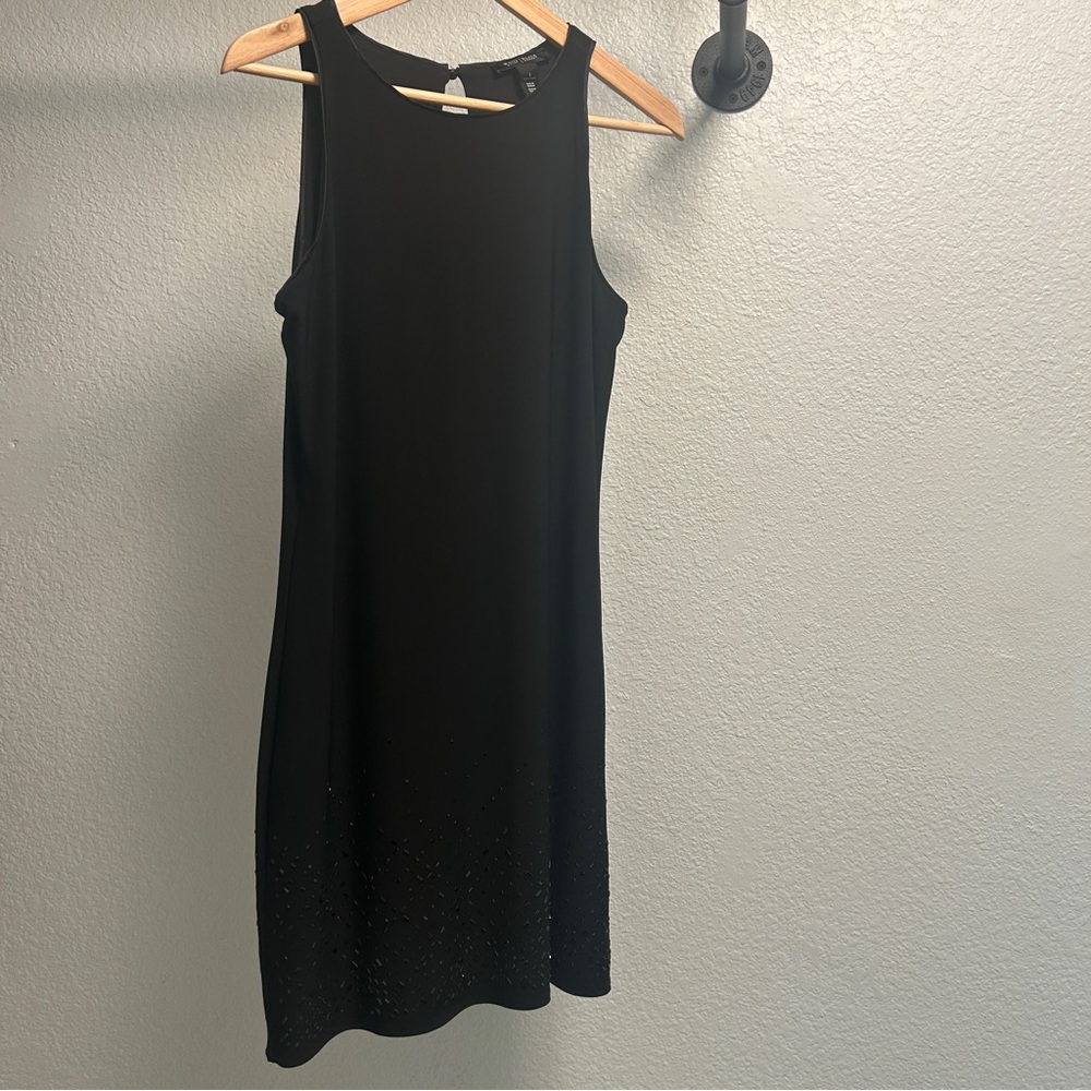 White House Black Market Bejeweled Dress Women’s Size Small Little Black Dress